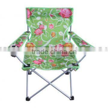 Beach chair with flower printing