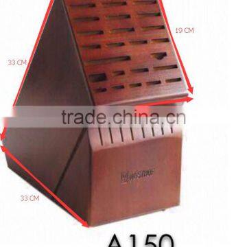 35 Slots Wooden Knife Block, Knife Holder,stander photo-2