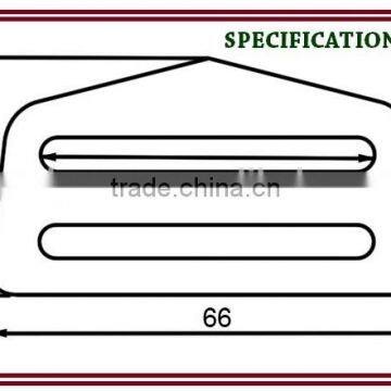 A2786 Aluminum Safety 15kN Stamped Adjuster Buckle photo-2