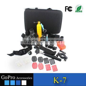 2016 Hot Selling Cheap Kits Set Mounts Used for Gopros Heros Action Camera Accessories Sports DV Cases photo-2