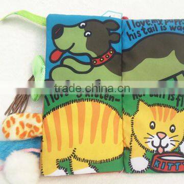 Development Toys Baby Kids Toddler Intelligence Educational Pets Tails Cloth Book Girl Boy photo-4
