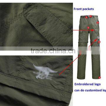 Slim Soft Comfortable Outdoor Quick Dry 100% Nylon Mens Long Sleeves Casual Pants Shirts photo-5
