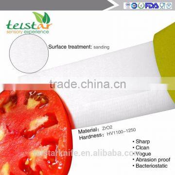 Soft Grip Handle Sharp White Blade 5.5" Ceramic Knife photo-3