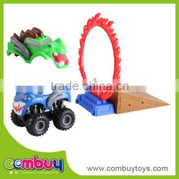 New design plastic friction 4wd high speed toy wall climbing car