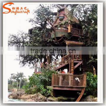 Factory Price of Chinese Suppliers Large Outdoor FRP Artificial Tree House Prefabricated photo-2