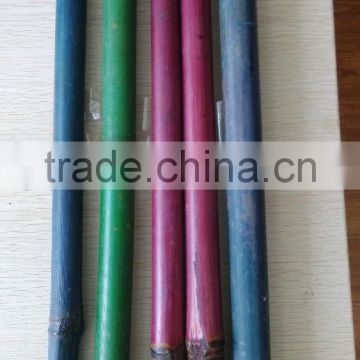 dyed bamboo poles/canes/sticks