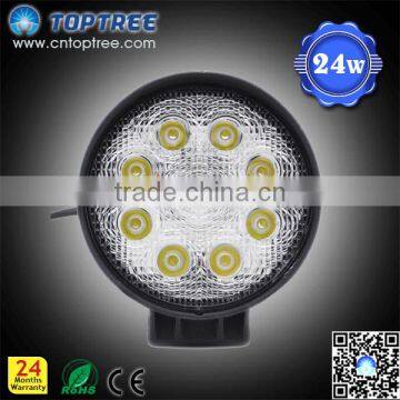 Cheap 4 inch LED 24w additional automotive lamps round led driving light for jeep offroad truck