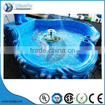 Children Playground Equipments Rides Fiberglass Elephant Fishing Pond photo-4