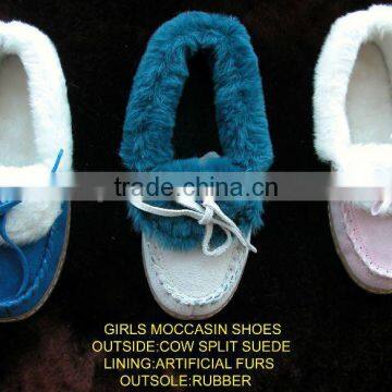 2012 girls moccasin shoes