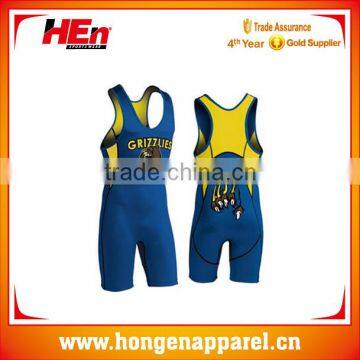 Wholesale cool dry wrestling singlets youth club teamwear/vintage singlet for men