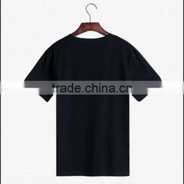 Manufacturer Custom Cotton Blank Mens Round Neck T-shirt photo-3
