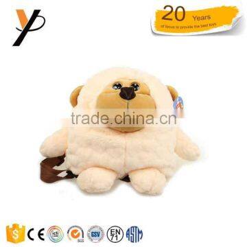 Durable most popular high quality animal plush backpack promotional gift bags