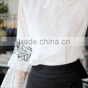 2017 Fashion 3/4 Sleeve Women Shirt photo-3