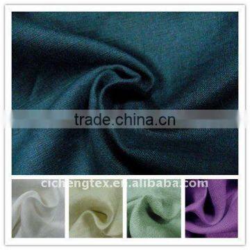 100% slub ramie fabric, dyed, fashion fabric