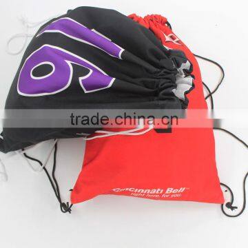 Fashion travel drawstring shoulder bag with custom design