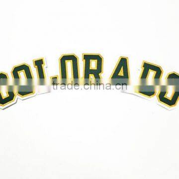 Colorodo Embroidery Patch,fashion Letter Embroidery Patch for Garment photo-2