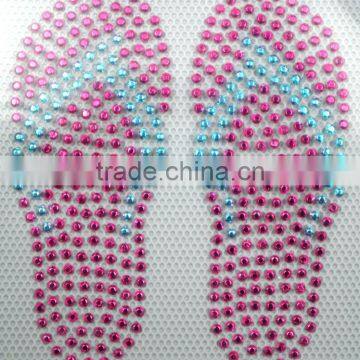 Beach Shoes t Shirt Design Hot Fix Rhinestone Transfer Motif photo-3