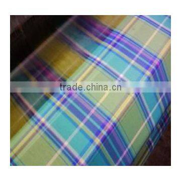 yarn dyed poplin/plaid fabric/cotton fabric