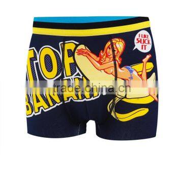 MGOO Factory Made Custom Printed Mens Underwear Cotton With Sublimation Boxer Brief For Men photo-6