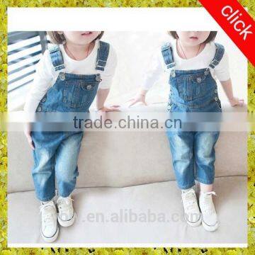 Fashion suspender trousers for baby,lovely overall for childrens,jeans overall for kids