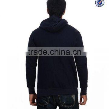 High Quality Plain Navy Blue Hoodies photo-3