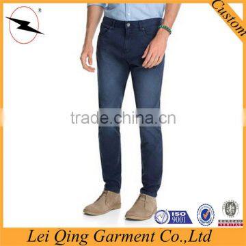 100% cotton washed slim men fashion jeans trousers