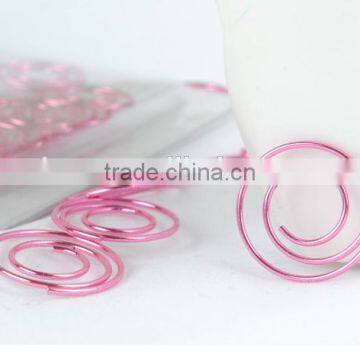 Planner Paper Clip Round Shape Clip Stainless Steel Plating Planner Accessories photo-3