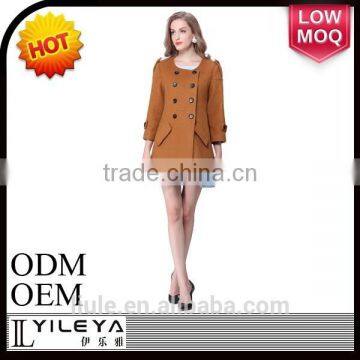 2015 Latest Russian Winter Design Elegant Lady Fashoin Coat photo-3