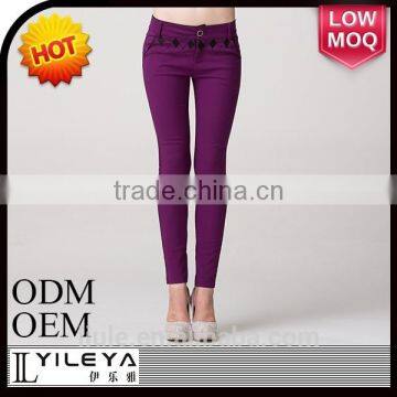 New Product Promotion Casual Tight 98 Cotton 2 Spandex Pants photo-2