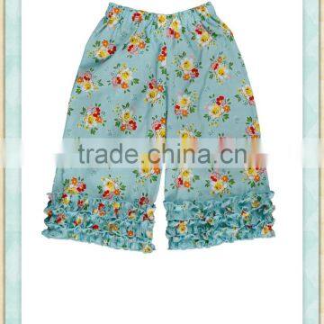 Factory Direct Wholesale Children Shorts Children Summer Vacation Striated Sports New Style Ruffle Shorts photo-2