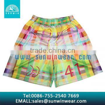 Sublimation beach shorts/swim shorts wholesale