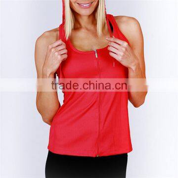 2016 Guangzhou Colorful Fashion Latest Women 100% Polyester Zipper Ladies Long Tops For Leggings photo-2