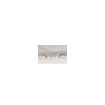 Half-frame Pure Titanium Red Ray Ban Eyeglass Frame RB6195 2501 51-18-135
