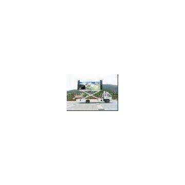 HD Outdoor Full Color Truck Mobile LED Display Screen Rental For Commercial Advertising