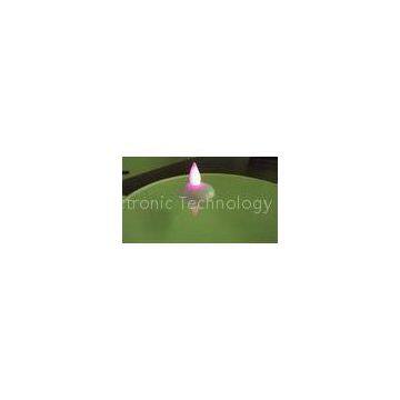HIPS plastic water floating led  candles  with flashing colors