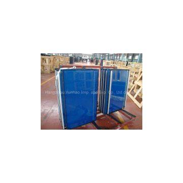 Silk screen printed glass wall