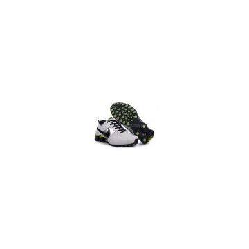 Nike oz mens shox white black green silver on sale