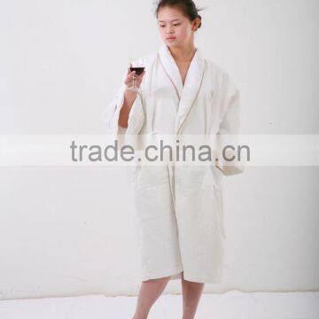 High Quality Hotel 100% Cotton Terry Bathrobe China Manufacture