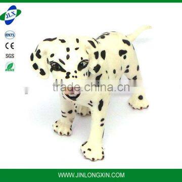 Plastic toys Cartoon toy Spotted dog toy Black and white plastic enough