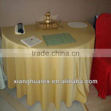 Ivory table cloth