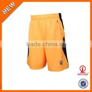 Red Black Matching Waterproof Basketball Shorts/70% Polyester 30% Cotton Men Crossfit Shorts With Wholesale Price photo-5