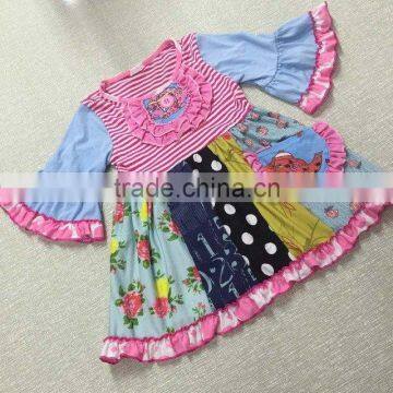 wholesale new style baby girls dress boutique dress for girls summer one piece childrens dress