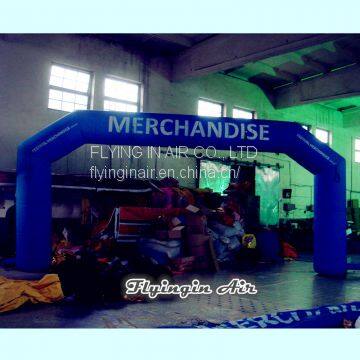 Blue Advertising Inflatable Archway with Blower for Event