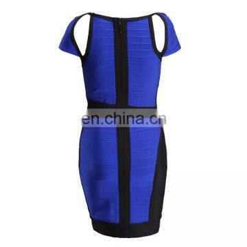 Short Sleeve Bandage Material Ladies Fashion Night Thailand Dress photo-2