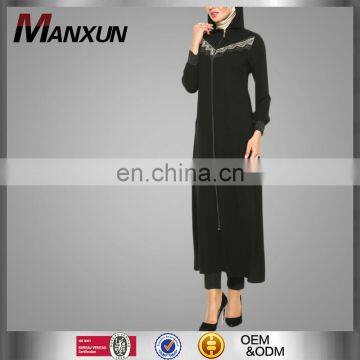 2016 Hot Selling Model Muslim Clothing Hooed Abaya Baju Kurung Islamic Clothing And Black Muslim Abayas