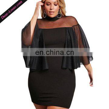 Fashion Women Wholesale Summer Plus Size Party Dresses photo-3