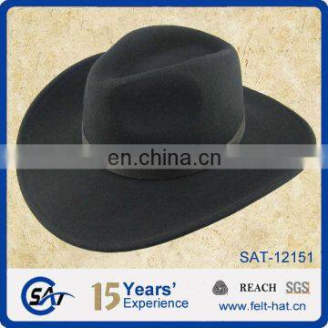 black wool felt stetson hat cowboy hat for wholesale