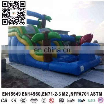 jungle inflatable bouncer slide with pool,Jungle park inflatable bouncer slide ,kids inflatable slide with pool