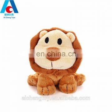 brown short plush stuffed toy lion for crane machine toy