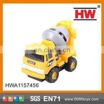 Slide 18.5 CM Solid Color Small Concrete Mixer Truck Toy